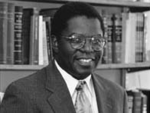 Professor Kellis E. Parker black and white portrait crop