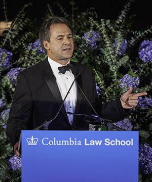 Gov. Stephen Bullock ’94 of Montana at the Campaign for Columbia Law School gala