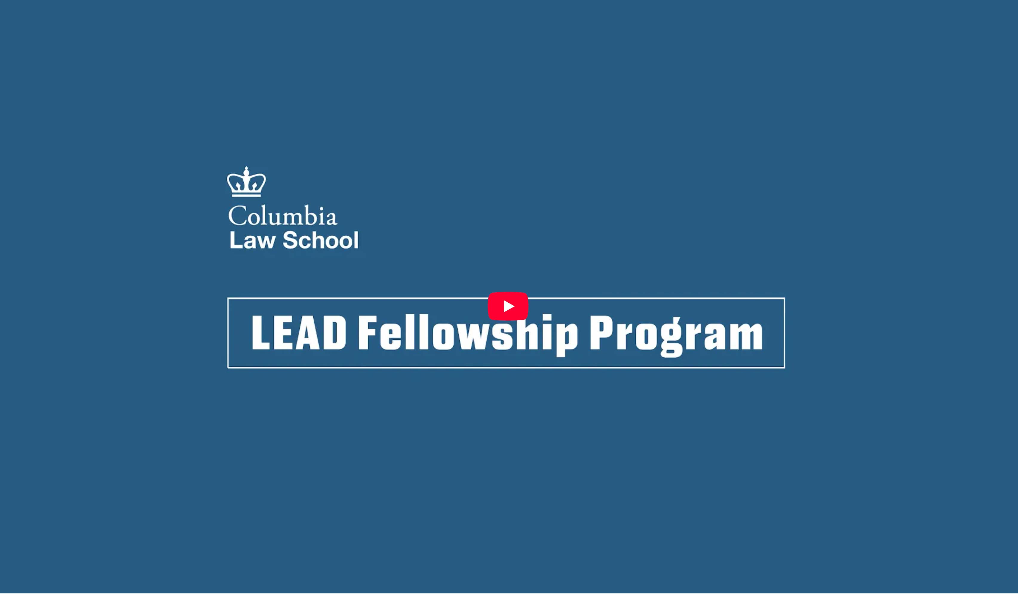 LEAD Fellows Explore Opportunities Before Law School | Columbia Law School