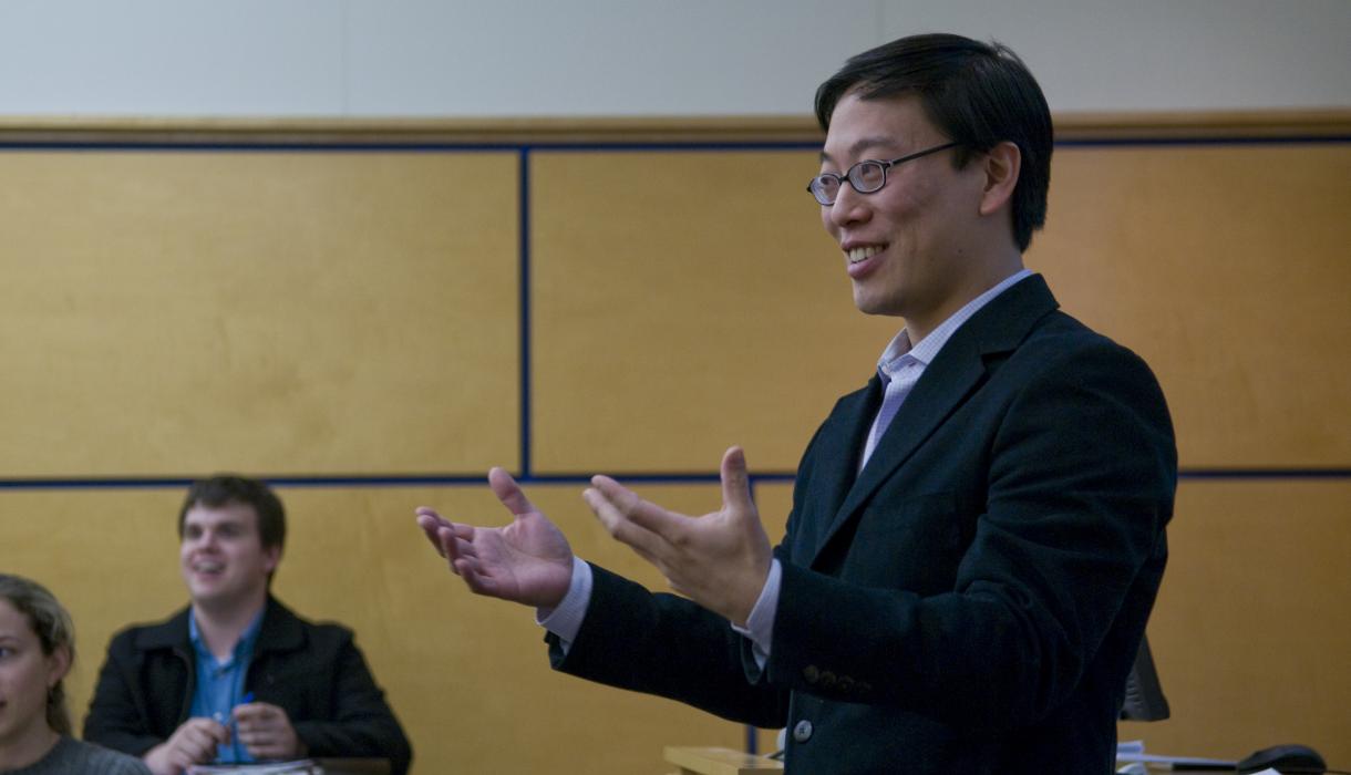 Excellence in Teaching honoree Professor Bert Huang