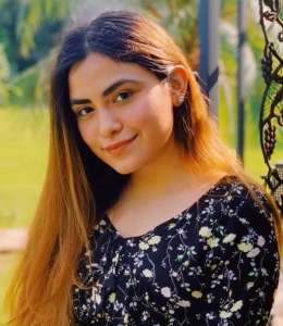 Sana Shahzad smiling