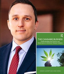 Charles Alovisetti with book The Cannabis Business