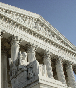 The exterior of the U.S. Supreme Court
