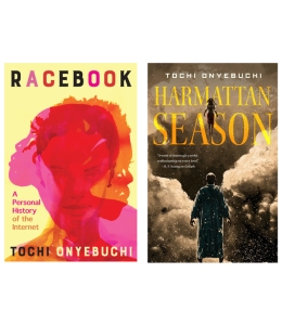 Two covers of books by Tochi Onyebuchi ’15