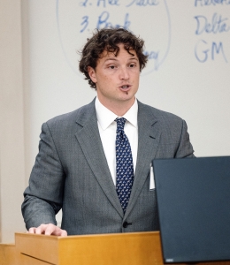 Coley Hungate, finalist in the 2026 Harlan Fiske Stone Moot Court Competition