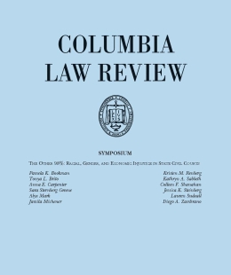 Columbia Law Review Symposium Cover June 2022
