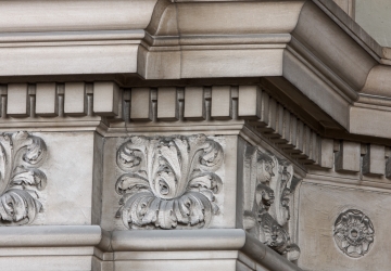 Acanthus architectural motifs inside Low Library
