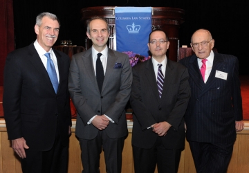 Morton L. Janklow ’53 and U.S. Solicitor General Donald B. Verrilli, Jr. ’83 at the 2013 Winter Luncheon