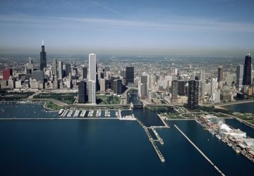 Chicago lakefront and skyline