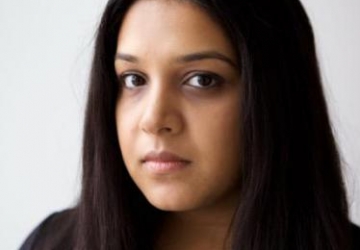 Woman with long dark hair