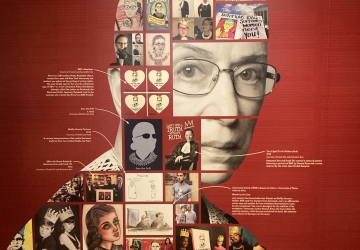 Collage of RBG's head