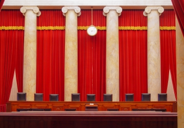 Interior of the U.S. Supreme Court