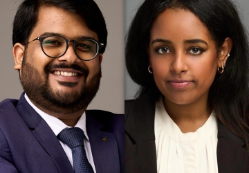 Achyuth Anil ’24 LL.M. and Ketty Getachew ’24 LL.M.