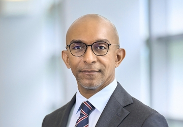 Headshot of Dean Daniel Abebe