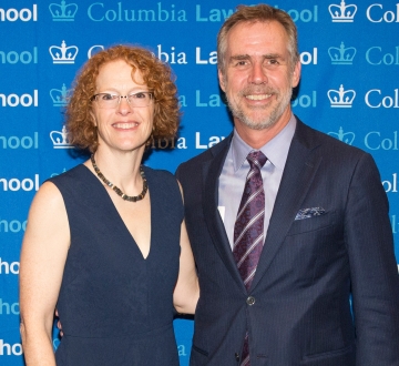 Dean Gillian Lester and Professor Eric Talley at 2018 West Coast Dinner