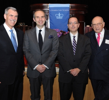 Morton L. Janklow ’53 and U.S. Solicitor General Donald B. Verrilli, Jr. ’83 at the 2013 Winter Luncheon