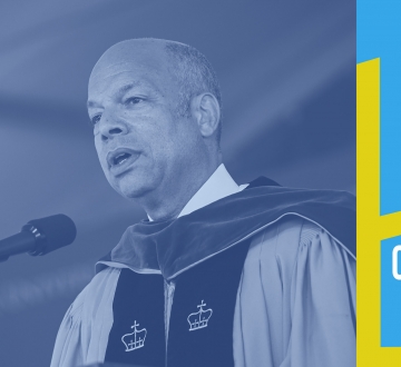 Man in Academic Robes with "Lions of Law" logo
