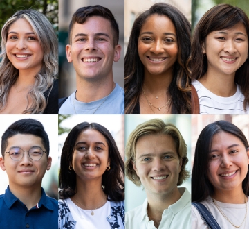 Headshots of 11 Columbia Law students