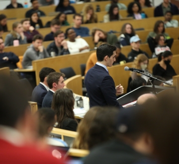 Students in a classroom