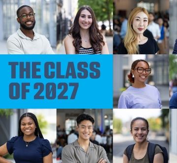Collage of 13  law school students' faces