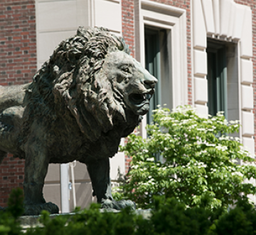 Columbia Lion statue