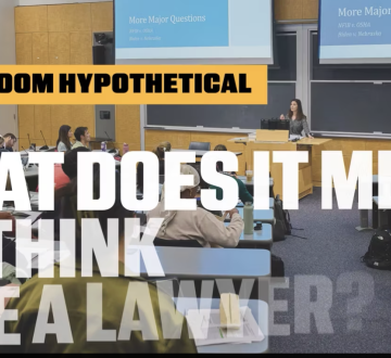 screenshot of video for a classroom hypothetical