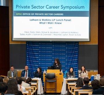 Panel at the 2025 Private Sector Career Symposium