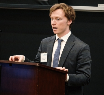 Jason Harward, finalist in the 2026 Harlan Fiske Stone Moot Court Competition