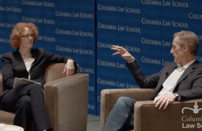 In Conversation: Dean Gillian Lester and Dan Abrams ’92