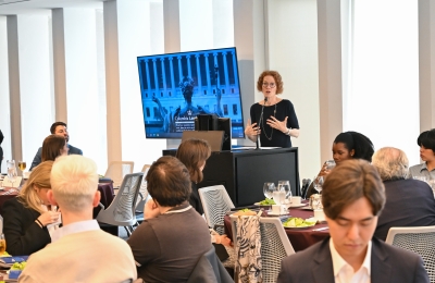 Dean Gillian Lester at the Donors and Scholars Luncheon 2024