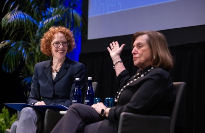 Dean Gillian Lester and Ellen Futter in conversation