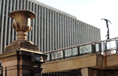 Jerome Greene bridge to main campus