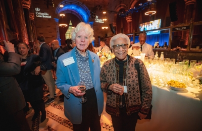 Two alumnae at Winter Luncheon 
