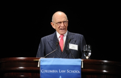 Mort Janklow stands behind a podium.
