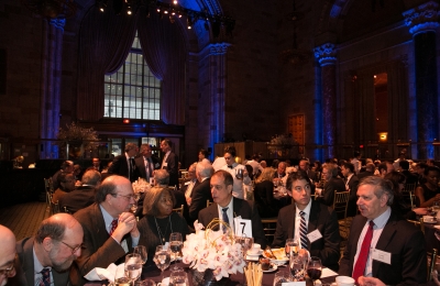 People seated at tables at Winter Luncheon