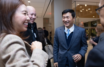 Li Lu at Library opening