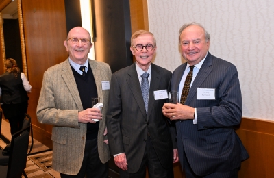 Three men in ties and jackets at Stone Circle Luncheon