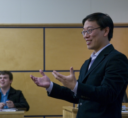 Excellence in Teaching honoree Professor Bert Huang
