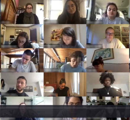 The Zoom classroom of Professor Katherine Franke