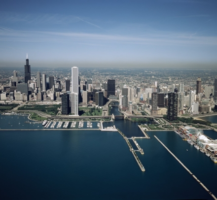 Chicago lakefront and skyline