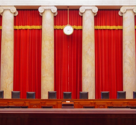 Interior of the U.S. Supreme Court