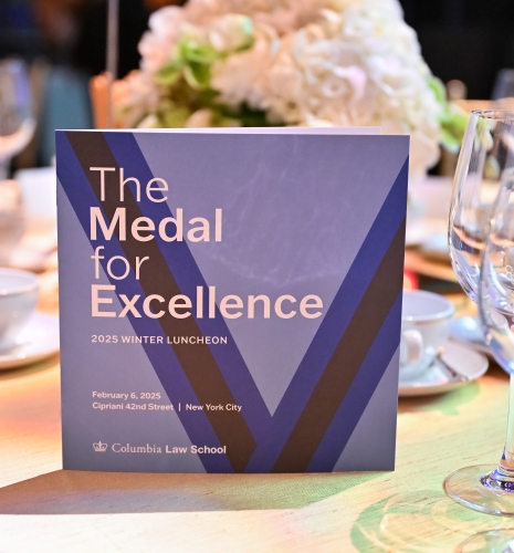 Photo of the The Medal for Excellence program