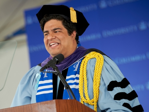 Pablo E. Zevallos ’19, J.D. Class Speaker speaks at Graduation 2019