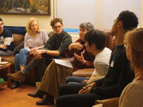 Professor Sturm with members of the Public Interest/Public Service (PIPS) Fellows Program