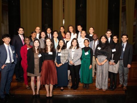 The 2021 PI/PS Fellows gather for a group portrait