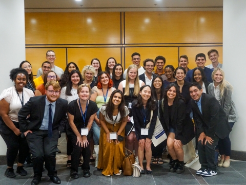 The 2022 PI/PS Fellows gather for a group portrait