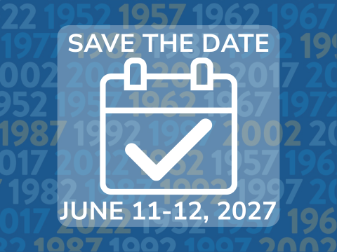 Save the date: June 11-12, 2027