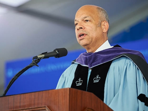 Columbia Law Graduation 2018 Jeh Johnson