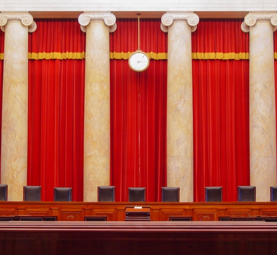 Interior of the U.S. Supreme Court