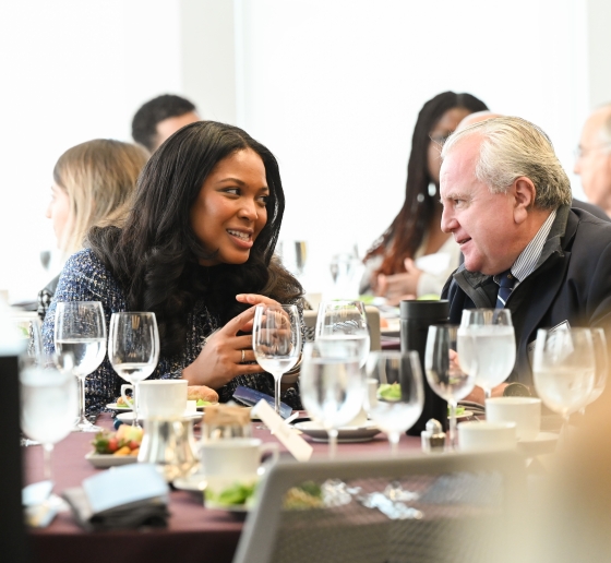 Alexis Allen ’24 and John J. Sullivan ’85